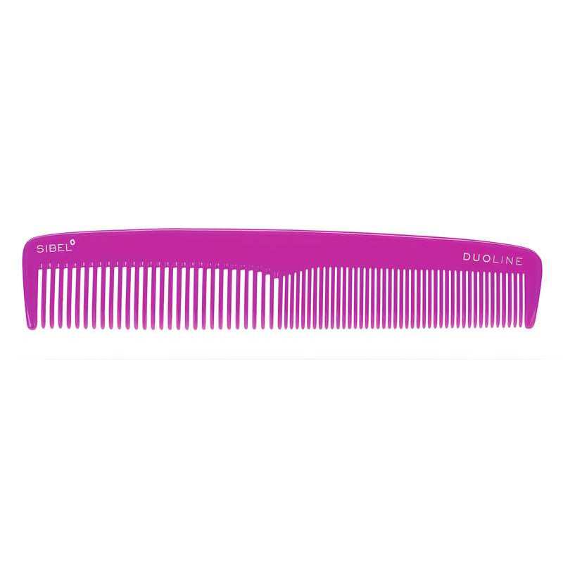 SIBEL Pettine Da Taglio Duoline Cellulosa Acetato Rosa 22cm 1pz