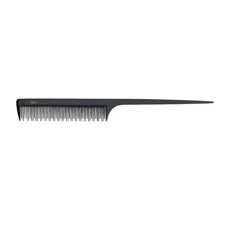 SIBEL Pettine A Coda Delrin 103 Nero 20.9cm