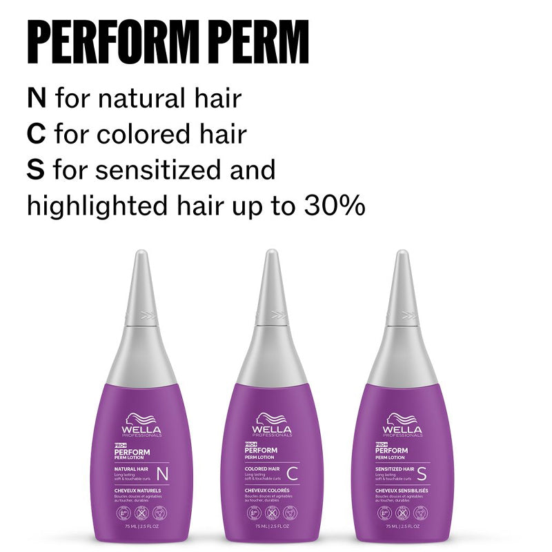 WELLA Pro+ Perform Perm Lotion C Color Hair 75ml