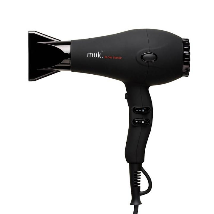 MUK Blow 3900IR Dryer Asciugacapelli Professionale Matte Black