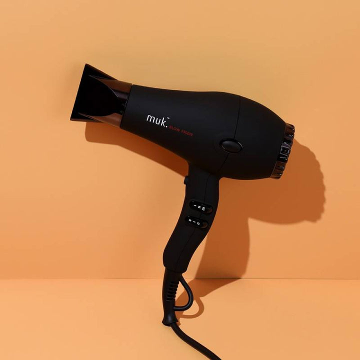 MUK Blow 3900IR Dryer Asciugacapelli Professionale Matte Black