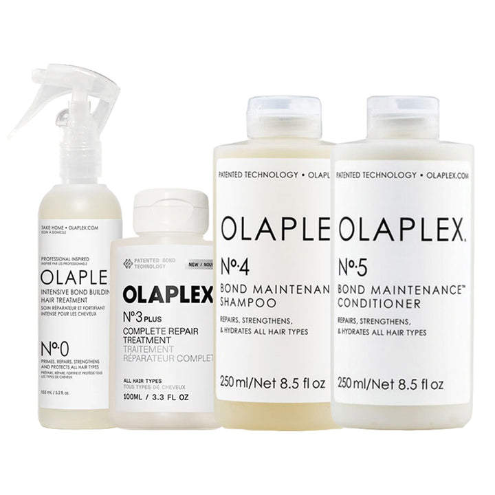 OLAPLEX Kit Intensive N° 0 155ml + Treatment 3 Plus 100ml + Shanpoo N°4 250ml + Conditioner N°5  250ml