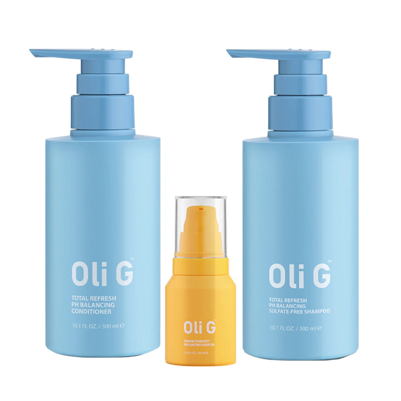 OLIO G Total Refresh Kit Sha 300ml + Cond 300ml + Balan Oil 59ml