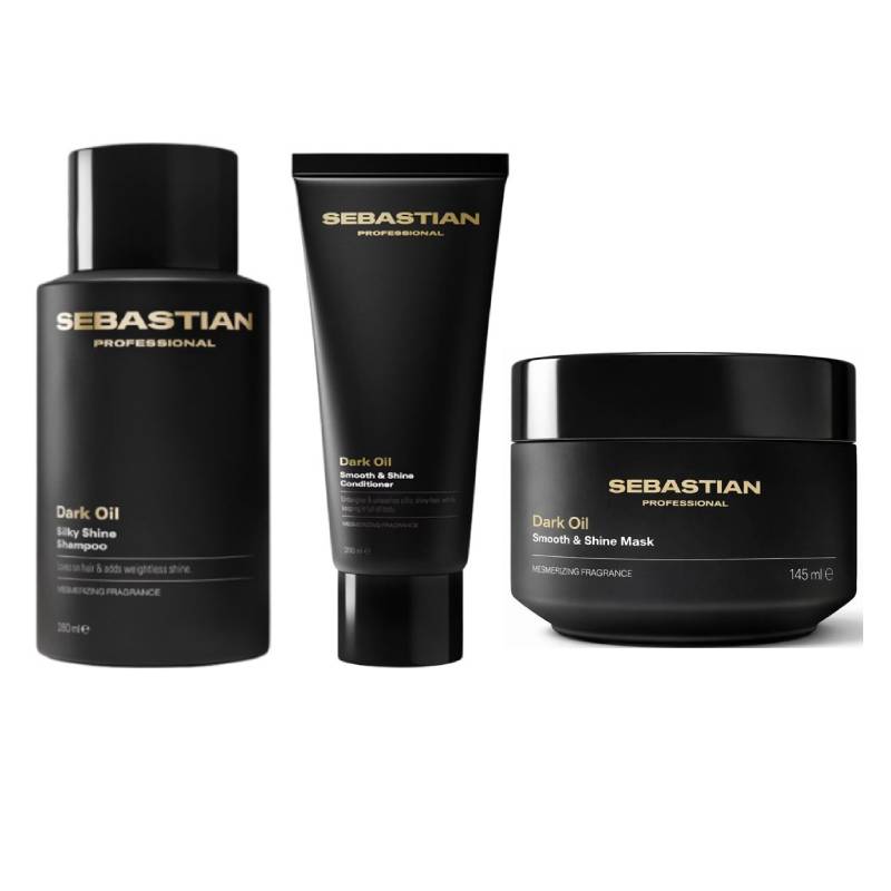 SEBASTIAN Kit Dark Oil Shampoo 280ml + Conditioner 200ml + Mask 145ml