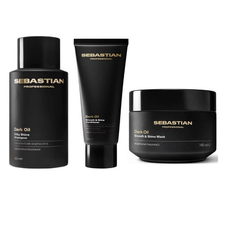 SEBASTIAN Kit Dark Oil Shampoo 280ml + Conditioner 200ml + Mask 145ml