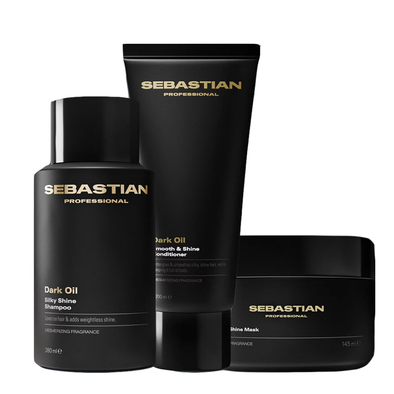 SEBASTIAN Kit Dark Oil Shampoo 280ml + Mask 145ml + Conditioner 200ml