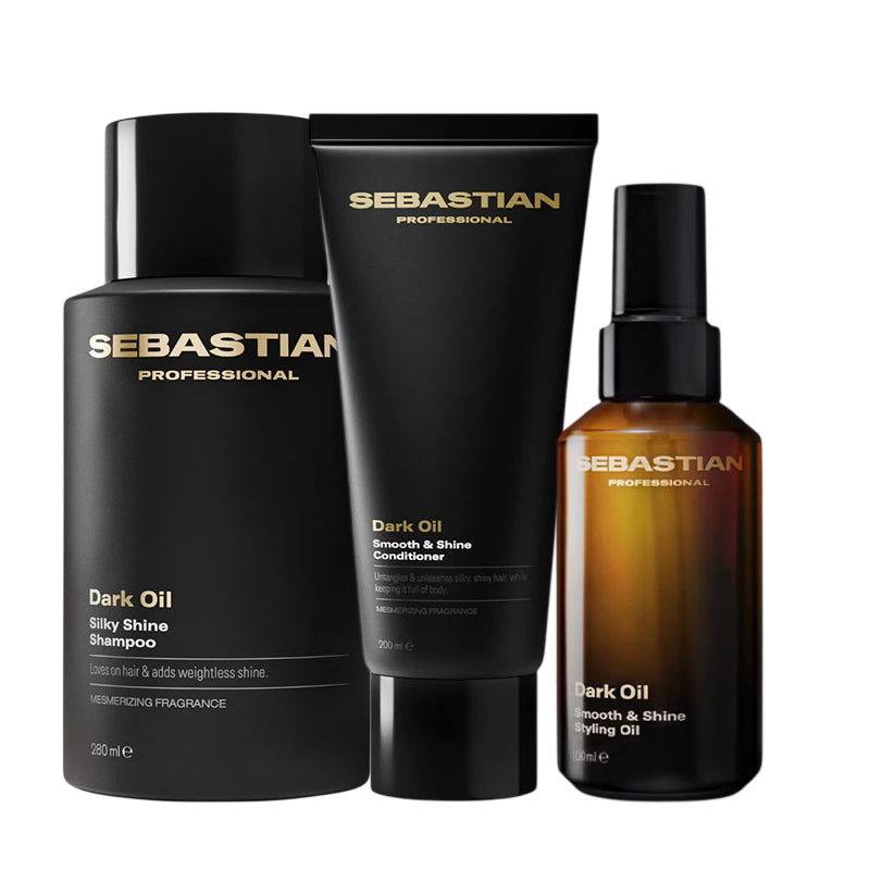 SEBASTIAN Kit Dark Oil Sha 280ml + Cond 200ml + Styling Oil 100ml
