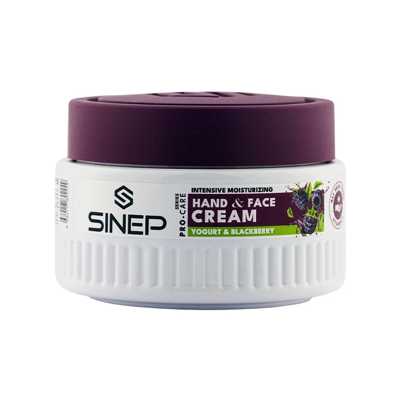 SINEP Pro-Care Hand & Face Cream Yogurt & Blackberry 300ml