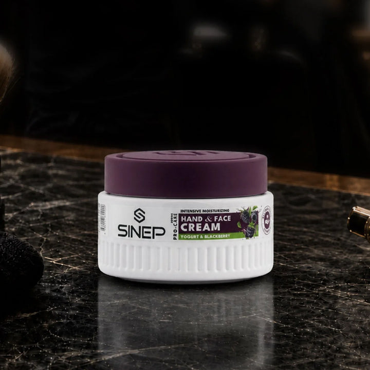 SINEP Pro-Care Hand & Face Cream Yogurt & Blackberry 300ml