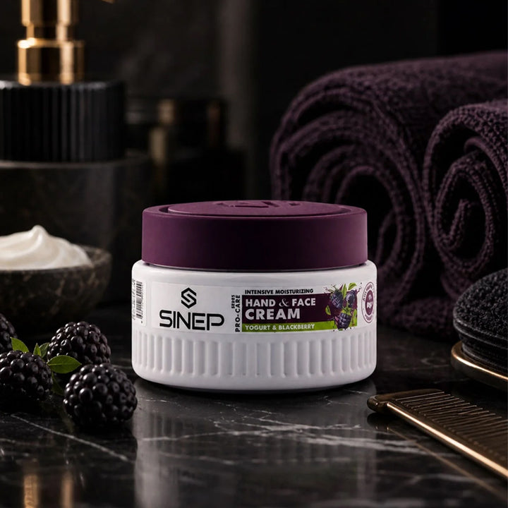 SINEP Pro-Care Hand & Face Cream Yogurt & Blackberry 300ml