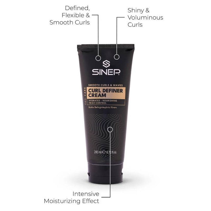 SINEP Smooth Curls & Waves Curl Definer Cream 200ml