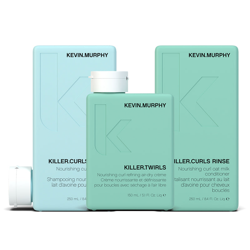 KEVIN MURPHY Kit Killer Curls Shampoo 250ml + Conditioner 250ml + Twirls Dry Crème 150ml