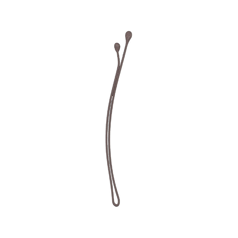 SIBEL Mollette Metal Dritto Castano Opaco 50mm 12pz