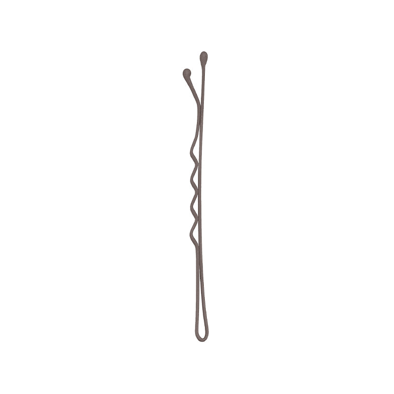 SIBEL Mollette Metal Ondulato Castano Opaco 50mm 12pz