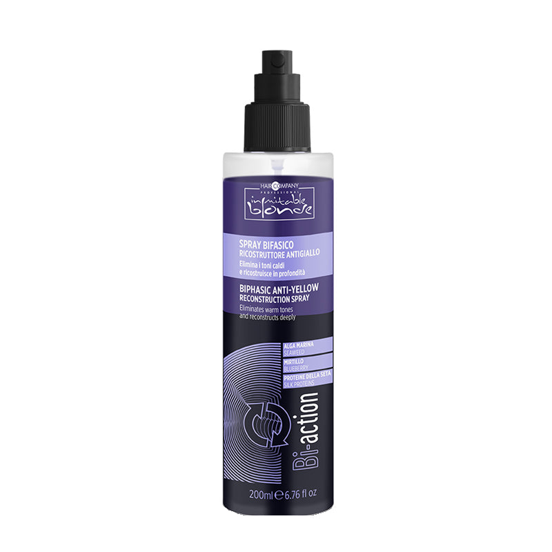 HAIR COMPANY Inimitable Blonde Spray Bifasico Antigiallo 200ml