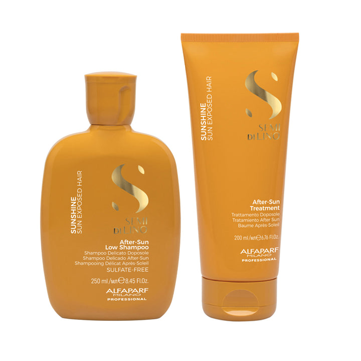ALFAPARF MILANO Kit Semi Di Lino Sunshine Shampoo 250ml + Treatment 200ml