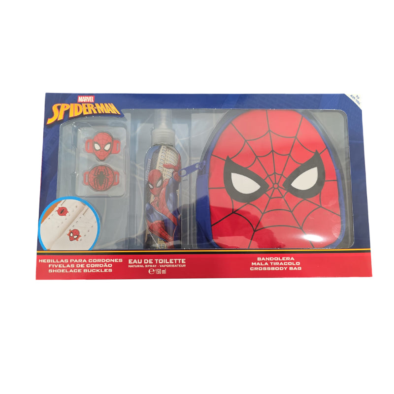 AIR VAL Spiderman Set Edt 150Ml+ Bandolera + Hebilla Cordones