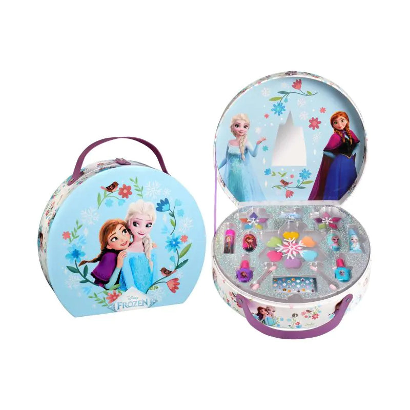 AIR VAL Set Frozen Maquillaje Maletin Redondo