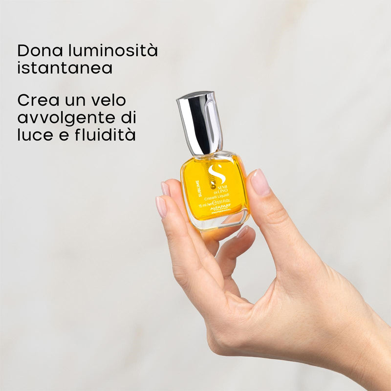 ALFAPARF MILANO Semi Di Lino Sublime Cristalli Liquidi White Limited15ml