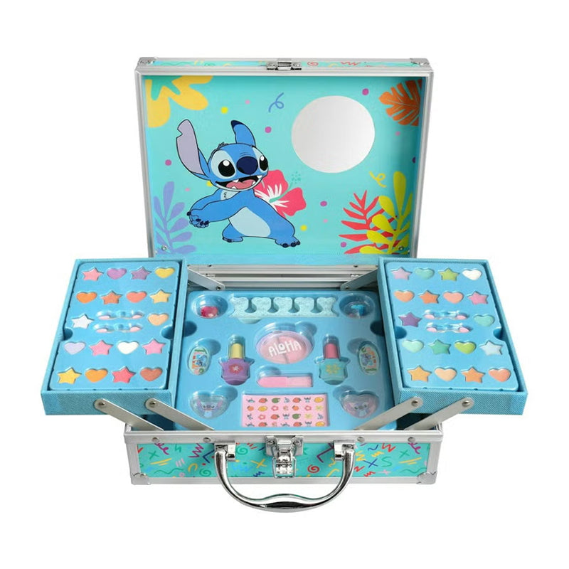 AIR VAL Set Stitch Makeup Case With Folding Trays
