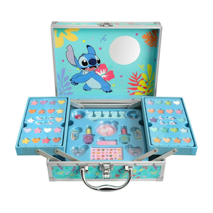 AIR VAL Set Stitch Makeup Case With Folding Trays