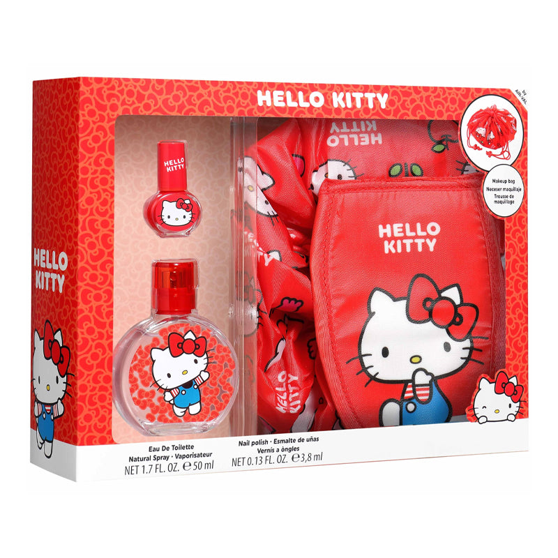AIR VAL Set Hello Kitty Profumo 50ml + Neceser Bombonera + Esmalte 3,8ml