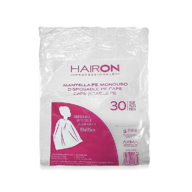 HAIRON Mantella Pe Monouso Bianco 90x115 30pz