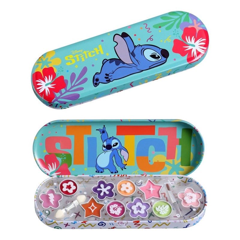 AIR VAL Maquillaje Stitch Estuche Metalico