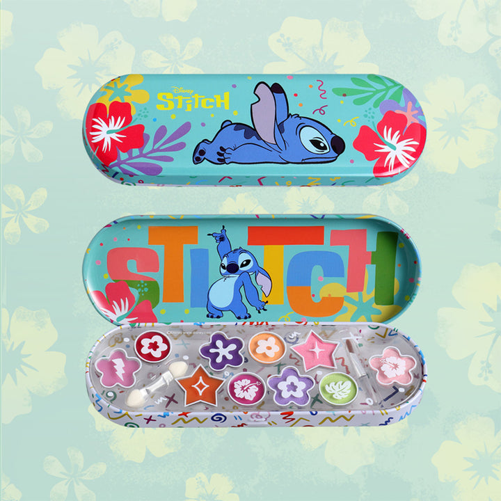 AIR VAL Maquillaje Stitch Estuche Metalico