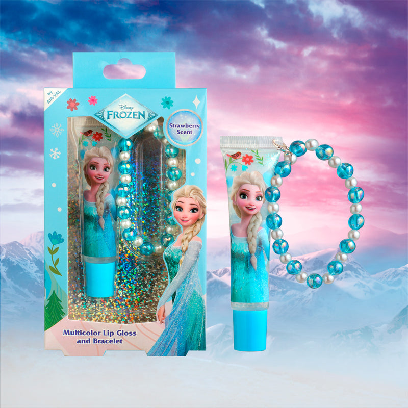 AIR VAL Ser Disney Frozen Multicolor Lip Gloss 13ml + Bracelet