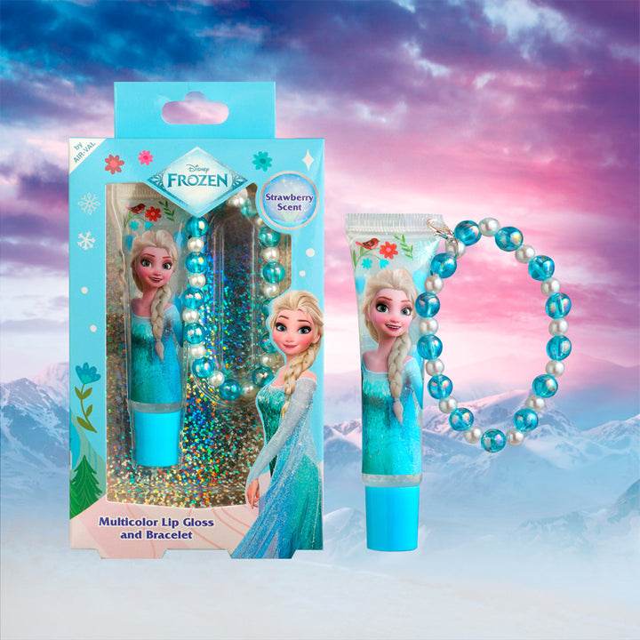 AIR VAL Ser Disney Frozen Multicolor Lip Gloss 13ml + Bracelet