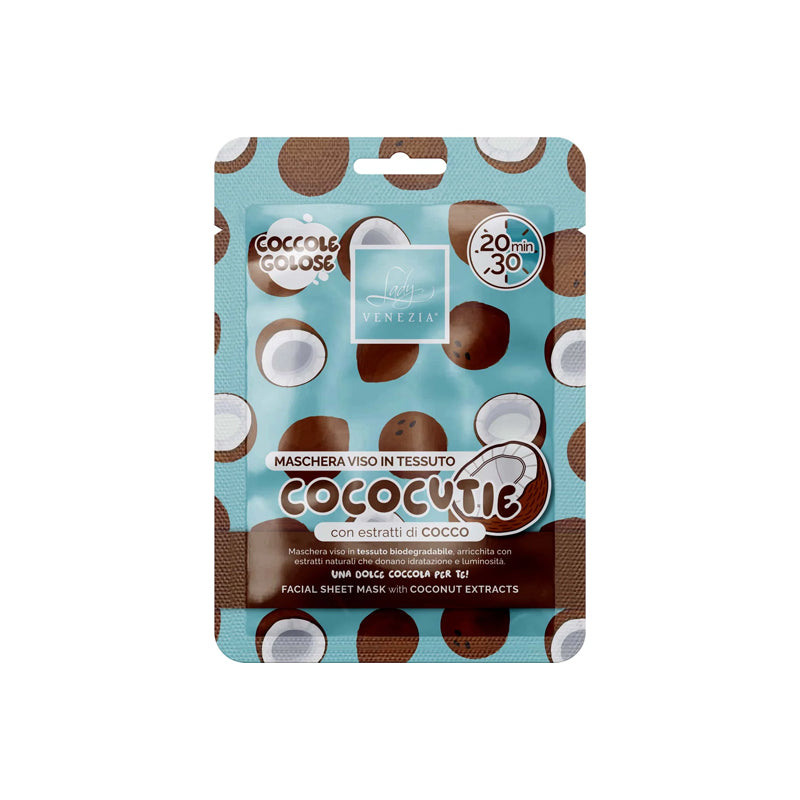 LADY VENEZIA Maschera Viso In Tessuto Cococutie 24ml