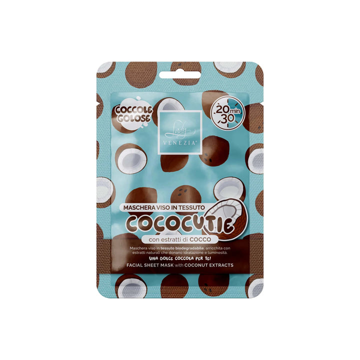 LADY VENEZIA Coccole Golose Maschera Viso In Tessuto Cococutie 24ml