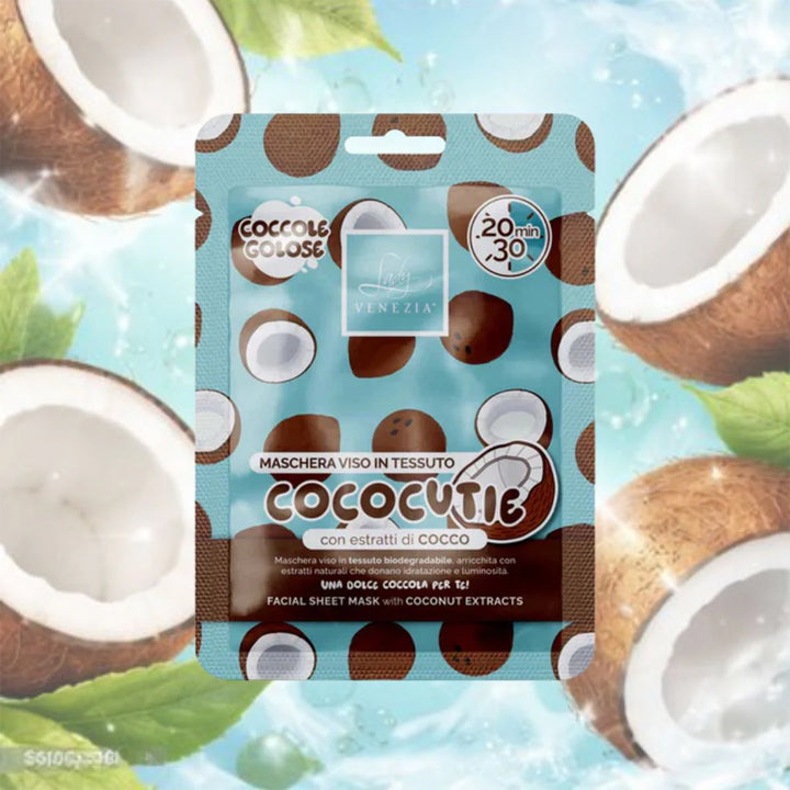 LADY VENEZIA Coccole Golose Maschera Viso In Tessuto Cococutie 24ml