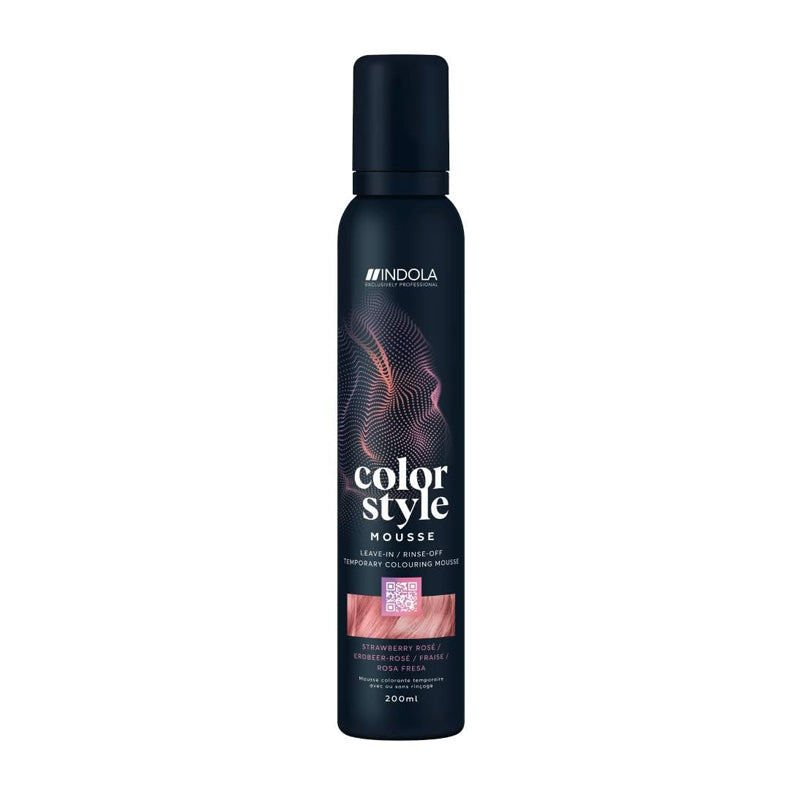 INDOLA Color Style Mousse Leave-In Strawberry Rose 200ml
