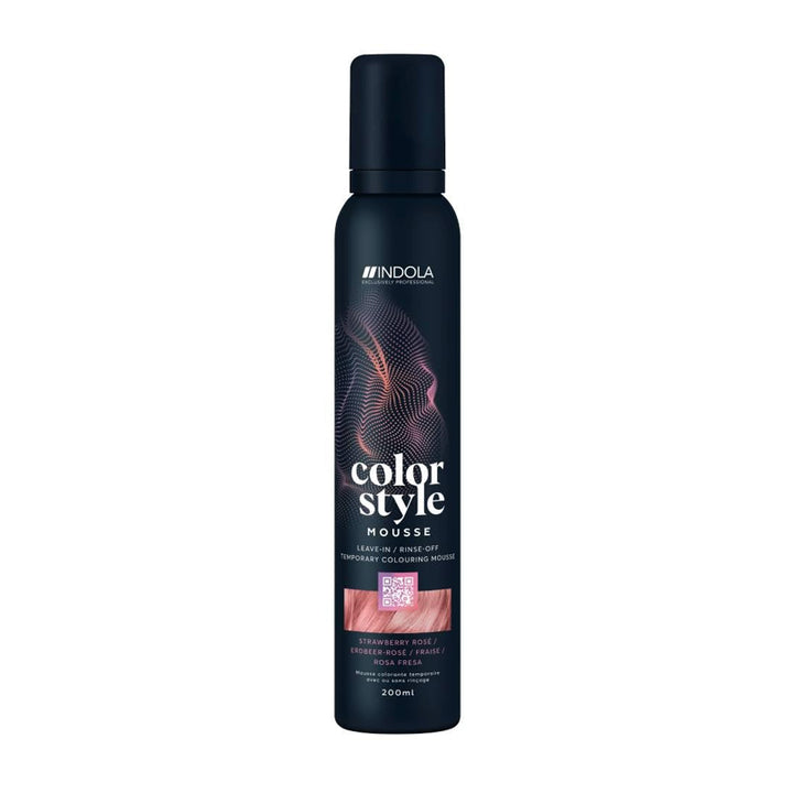 INDOLA Color Style Mousse Leave-In Strawberry Rose 200ml
