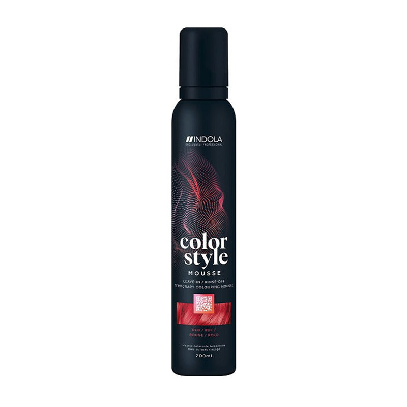 INDOLA Color Style Mousse Leave-In Red 200ml