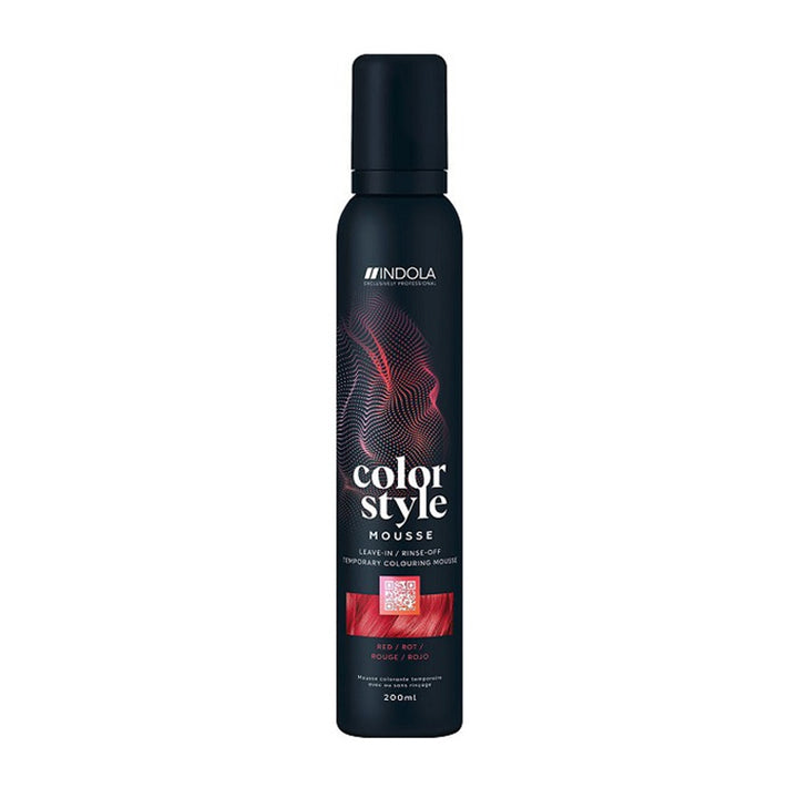 INDOLA Color Style Mousse Leave-In Red 200ml