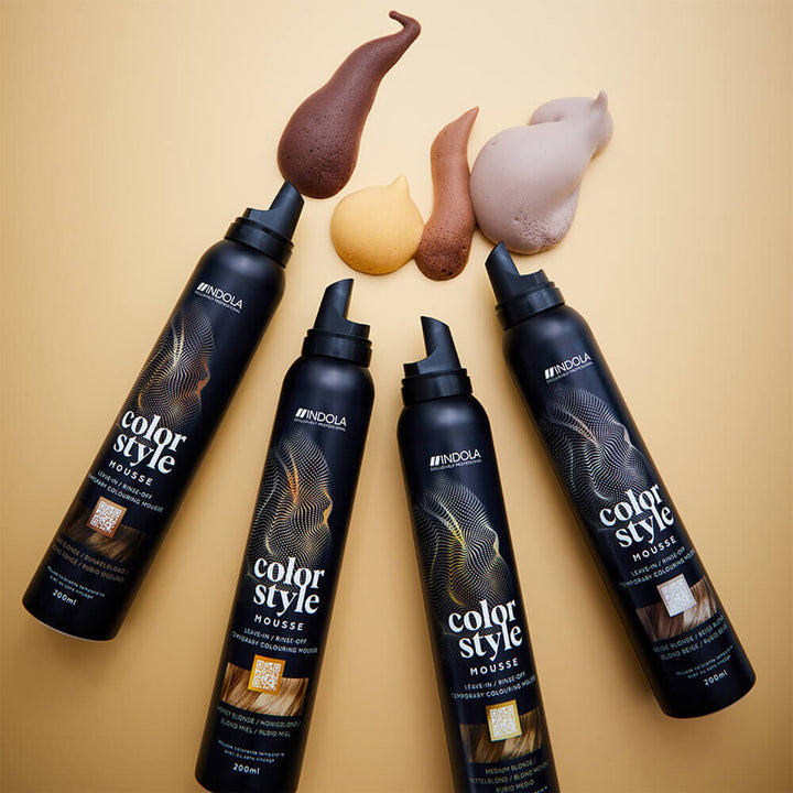 INDOLA Color Style Mousse Leave-In Medium Brown 200ml