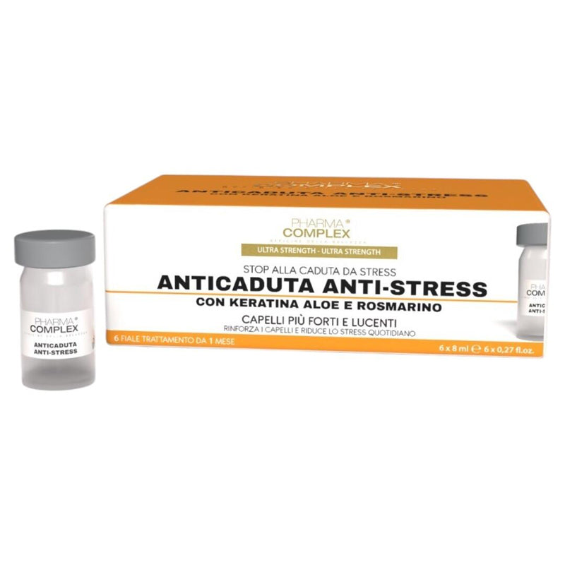PHARMA COMPLEX Trattamento Anti-Caduta Anti-Stress 6x8ml