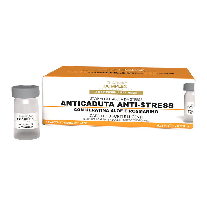 PHARMA COMPLEX Trattamento Anti-Caduta Anti-Stress 6x8ml