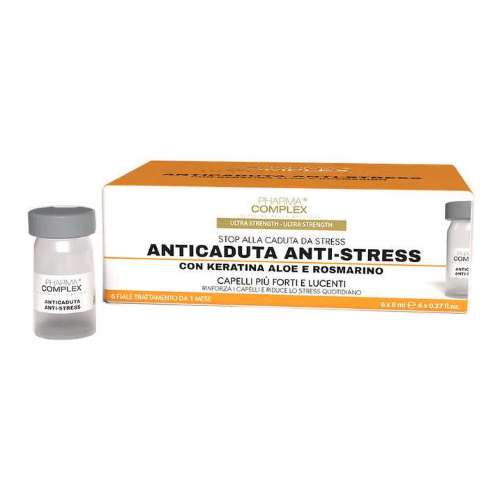 PHARMA COMPLEX Trattamento Anti-Caduta Anti-Stress 6x8ml