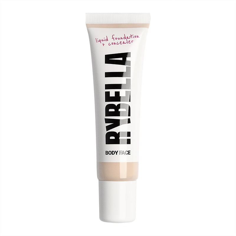 RYBELLA Body Face Foundation Fondotinta Viso & Corpo N° 101 PORCELLAIN DOLL 30ml