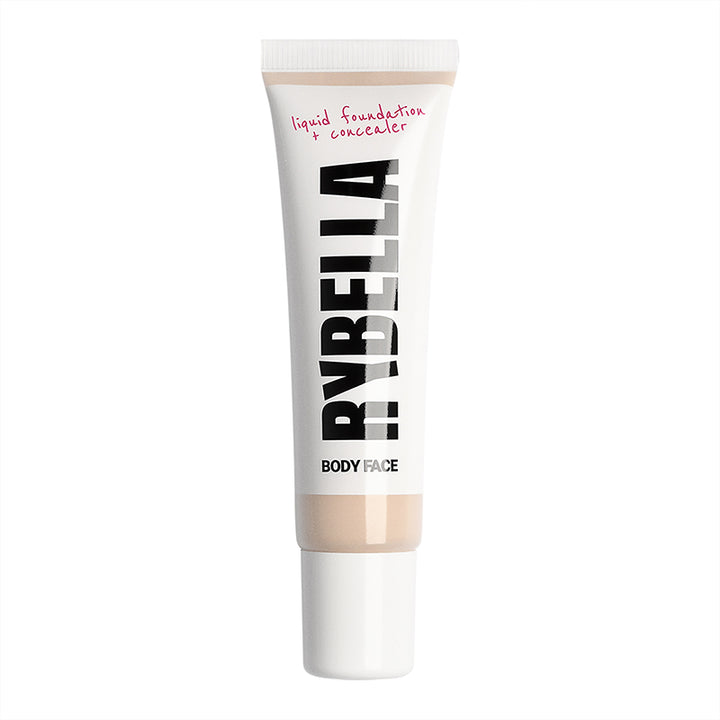 RYBELLA Body Face Foundation Fondotinta Viso & Corpo N° 101 PORCELLAIN DOLL 30ml