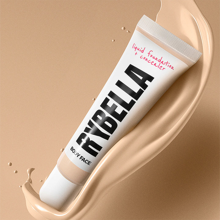RYBELLA Body Face Foundation Fondotinta Viso & Corpo N° 102 SOFT IVORY 30ML
