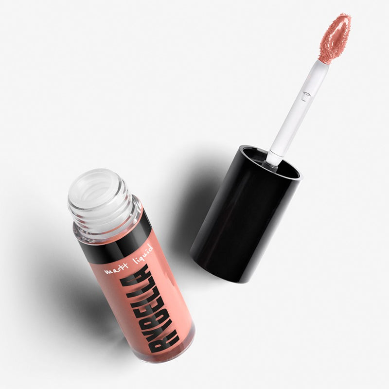 RYBELLA Matt Liquid Lip Color Rossetto Liquido N° 01 - PEACKY NUDE 4.5ml