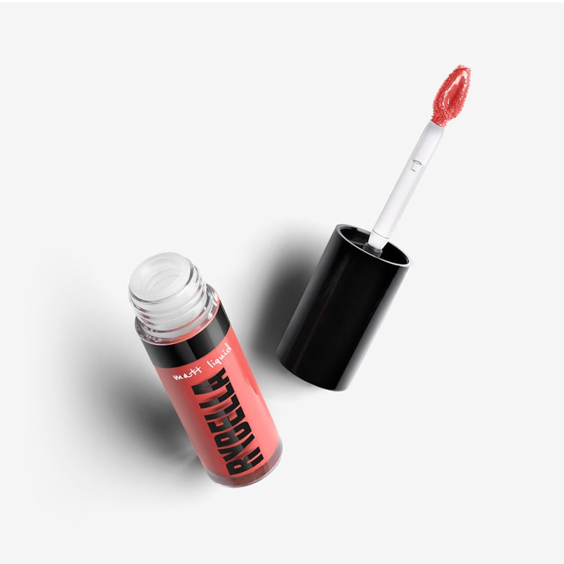 RYBELLA Matt Liquid Lip Color Rossetto Liquido N° 16 - HOT CORAL 4.5ml