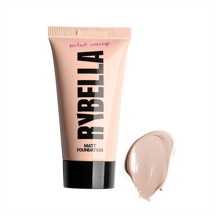 RYBELLA Matt Foundation Fondotinta N° 201 - PORCELAIN