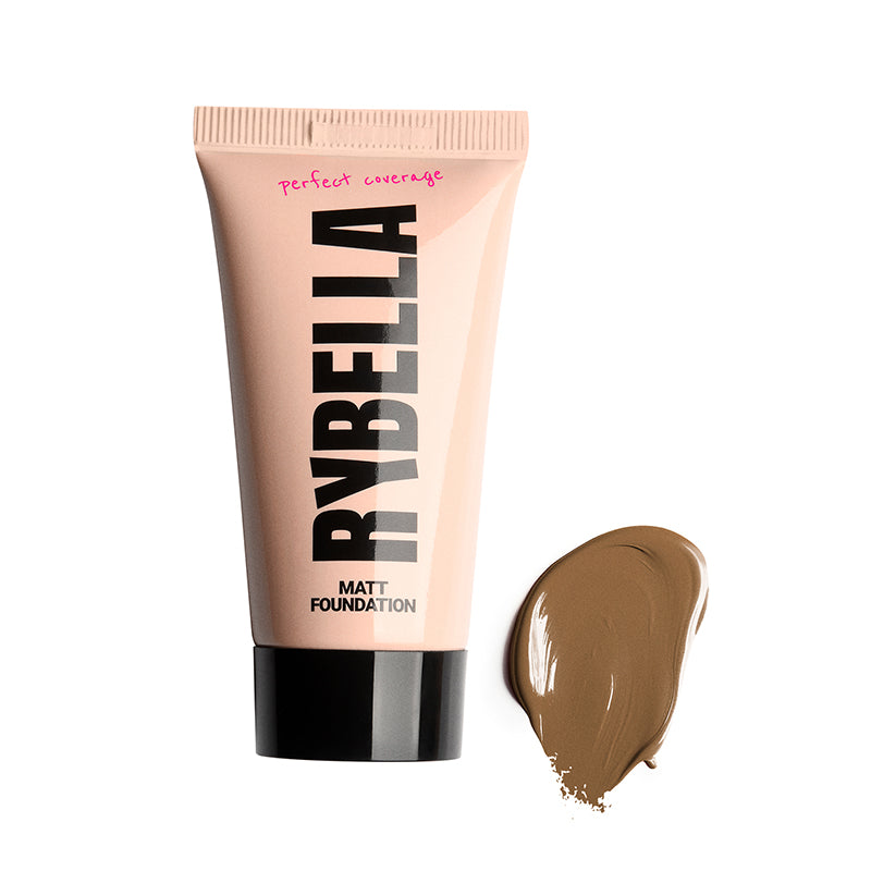 RYBELLA Matt Foundation Fondotinta N° 208 - CACAO