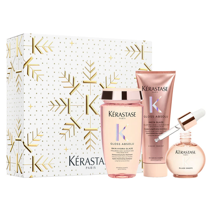 KERASTASE Set Gloss Absolu Shampoo 250ml + Conditioner 250ml + Oil 45ml